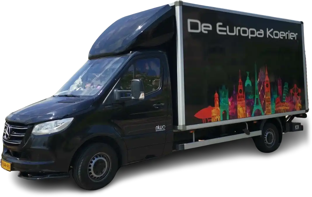 Bakwagen - Koerier van Venlo naar Telford